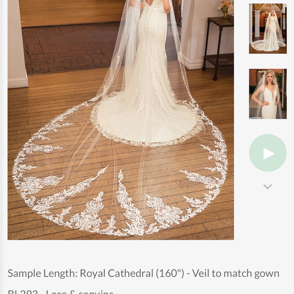 Royal Cathedral Veil - Casablanca BL293V